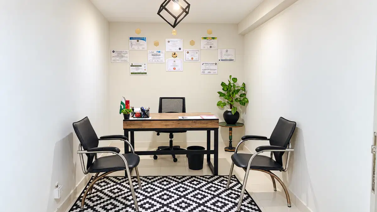 Consultation office at Alpha Fitness Club